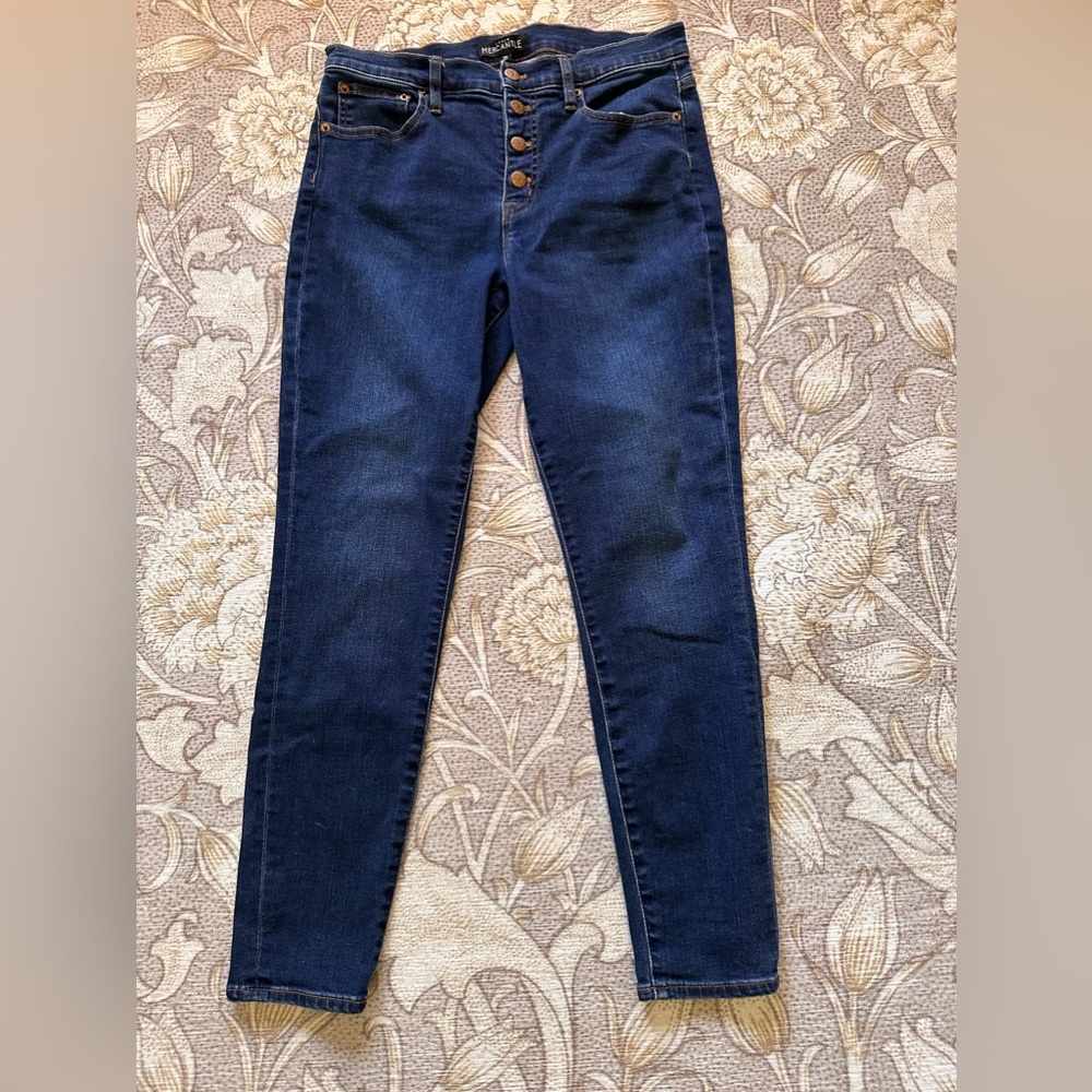 J Crew Button Fly Jeans